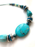 Turquoise Gemstone Necklace - 23121N