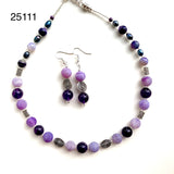 Amethyst Necklace with a Celtic Twist - 25111N