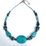 Turquoise Gemstone Necklace - 23121N