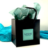 Silver & Purple Ceramic, Crystal & Gemstone Bracelet - 26103BR