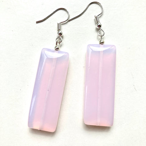 Long Opalite Gemstone Earrings - 23102ER