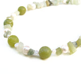 Jade and Pearl Necklace - 20114N