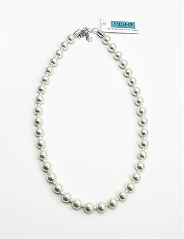 Ivory pearl necklace - 17049N