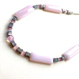 Pink Gemstone Necklace - 23101N